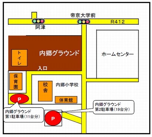 内郷グラウンド見取り図