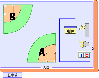 下溝古山公園スポーツ広場見取り図