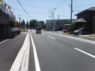 上中の原交差点付近で供用開始されている写真