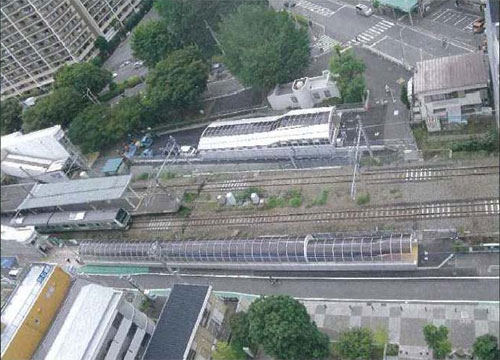 写真：矢部駅地下横断施設