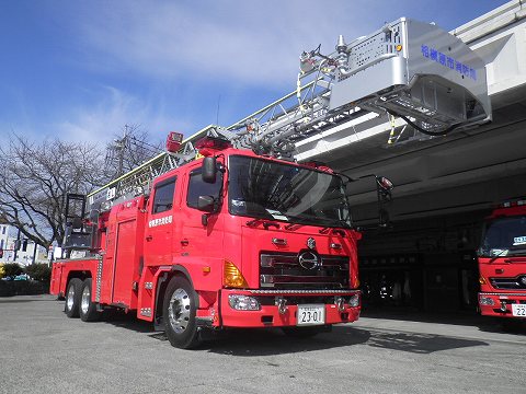 はしご車の写真（1）