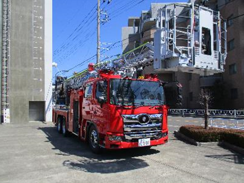 はしご車の写真（2）