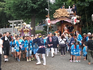 九沢八坂神社祭典の写真