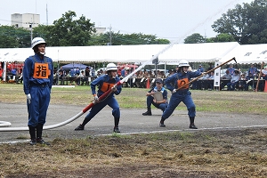 相模原市消防操法大会の写真