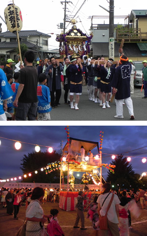 九沢八坂神社祭典・原宿自治会納涼盆踊り大会の写真