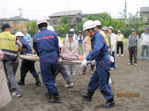 光が丘地区独立防災隊連絡協議会の活動の様子の写真4