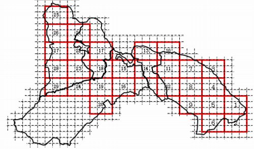 測定箇所の地図