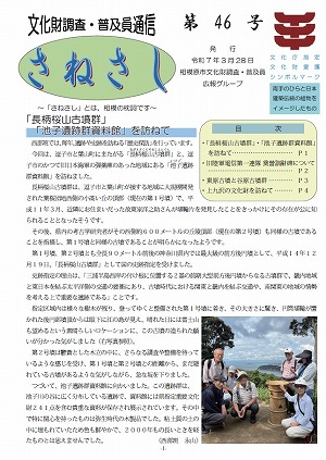 通信紙「さねさし」の画像
