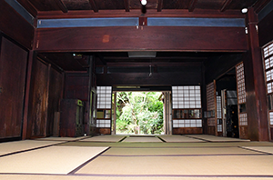 旧中村家住宅主屋(式台の間)の写真