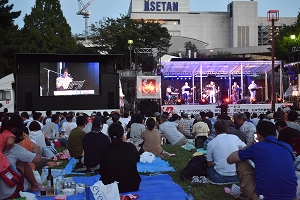 相模大野もんじぇ祭りのステージの写真