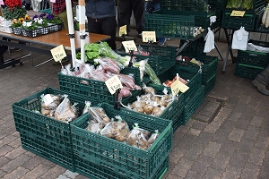 野菜販売の様子