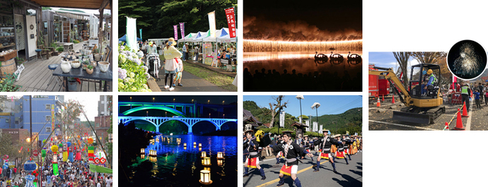 緑区の代表的なお祭りの写真一覧