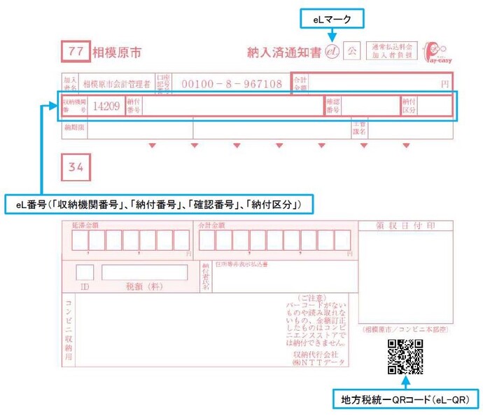 納入済通知書