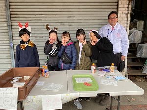 試食販売の写真