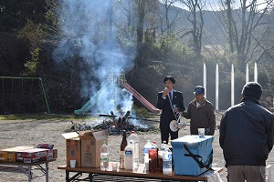 まきさとどんど焼きの写真