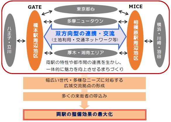 イメージ図：一体的な「複眼構造」形成の考え方