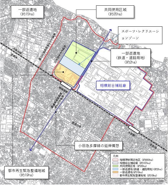 地図：整備計画の対象地域