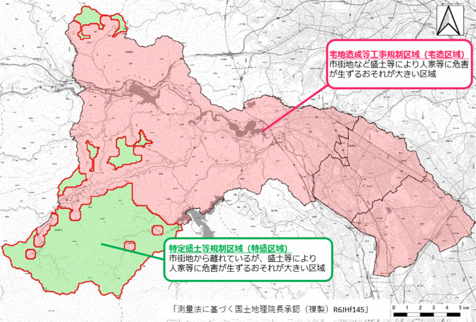  規制区域の候補区域