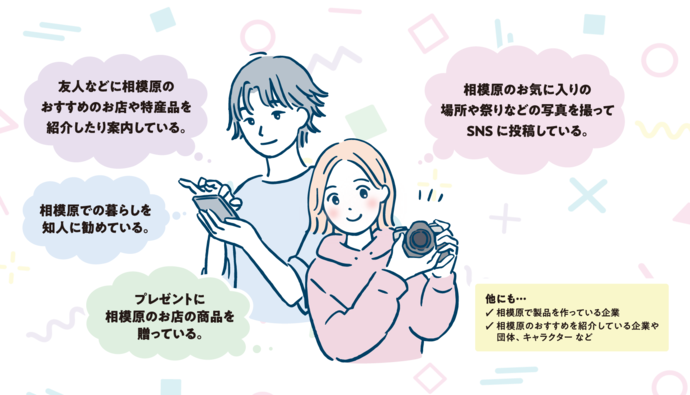 こんなあなたは「さがみはらチアリングパートナー」　説明画像