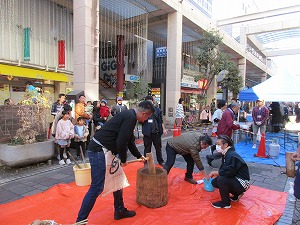 餅つき　写真