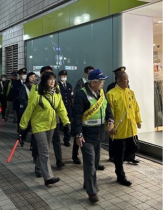 防犯啓発　写真