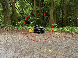 5月事例補修前の道路