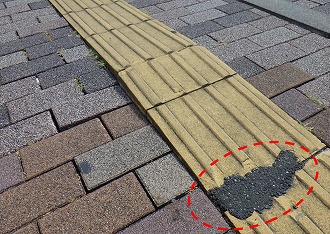 8月事例補修前の道路