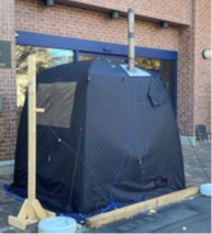 テント型サウナ写真